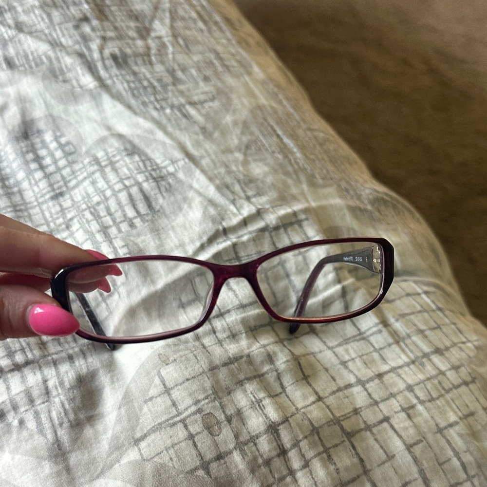 Elegant Red Women's Glasses